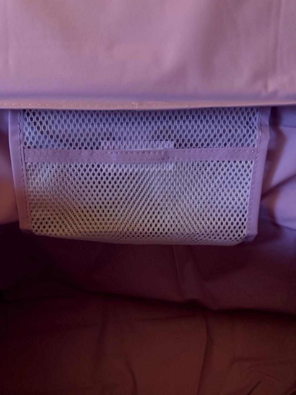 Trader Joe's Lavender and Deep Purple Tote Bag - Picture 5 of 10